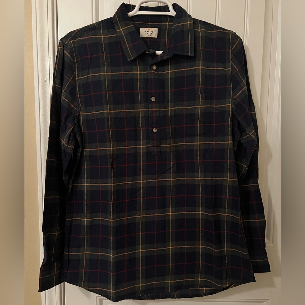 Marine Layer Balboa Half-Button Down